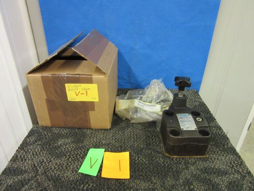 Vickers eaton relief valve f3cg06f40 2 port 3/4&#034; viton seat 1500 3000 military for sale