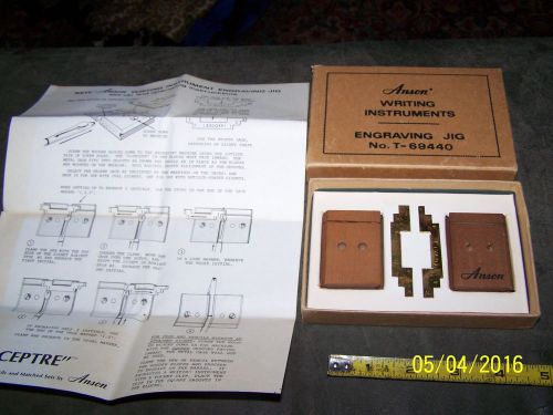 NOS Anson Engraving Jig No. T-69440