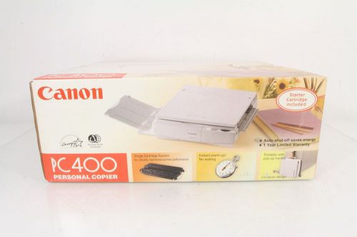 NEW! CANON PC400 PERSONAL COPIER SINGLE CARTRIDGE SYSTEM W/ STARTER CARTRIDGE