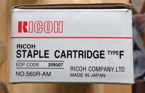(1) RICOH STAPLE CARTRIDGE with TWO (2) REFILLS, TYPE F, 209307, 560R-AM