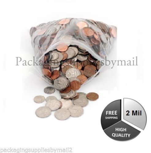 1000 2&#034;x2&#034; jewelry zipped ziploc mini resealable 2mil zipper pouches for sale