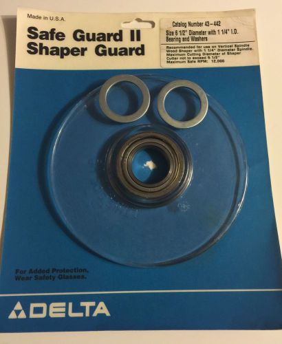 Delta 43-442 Safe Guard II Shaper Guard 6-1/2&#034; Diameter 1-1/4&#034; ID