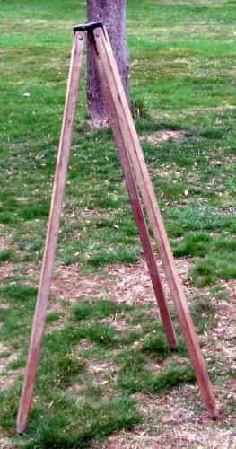 ** Vintage - CRAFTSMAN - David White or ?? -- WOODEN TRANSIT TRIPOD **  **