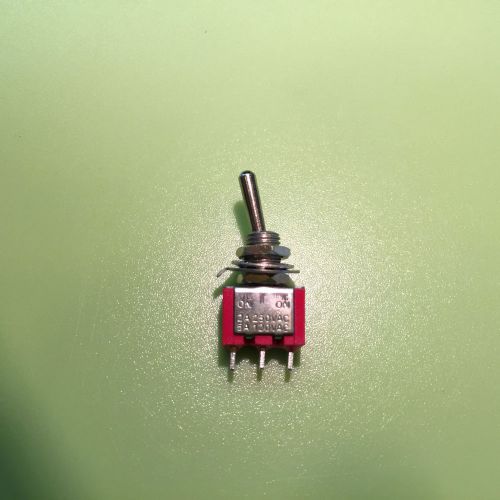 TOGGLE SWITCH SPDT MINI 6mm ON / ON  AC / DC 2A @ 250V 5A@ 125V