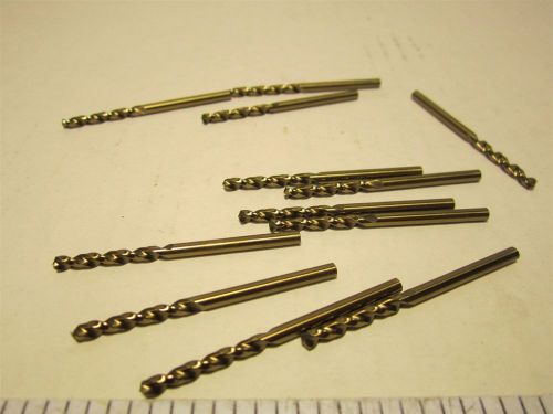 (12) Precision Twist Drill 060233 Wide Land Parabolic #33 Screw Machine Bits