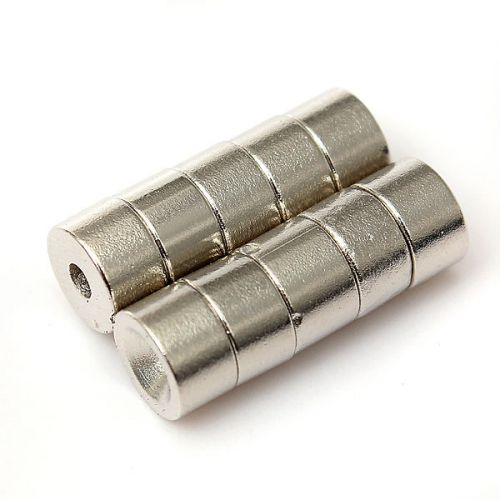 10pcs N50 7mmx4mm Disc Rare Earth Neodymium Magnets Countersunk Hole