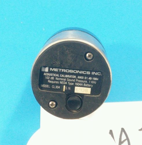 METROSONICS CL304 ACOUSTICAL CALIBRATOR