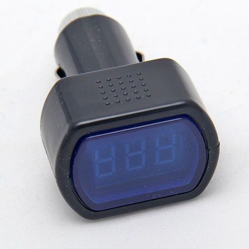 New Auto LCD Cigarette Lighter Voltage Digital Panel Meter Voltmeter Monitor Car