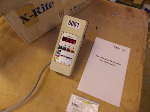 DENSITOMETER-REFLECTION-COLOR-XRITE MODEL 318G