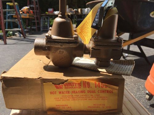 NIB Watts 1/2&#034; Dual Control Regulator And Relief Valve 1450F