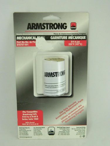 Genuine armstrong pump mechanical seal 816707-001 3/4&#034; bell &amp; gossett 11tn9 for sale