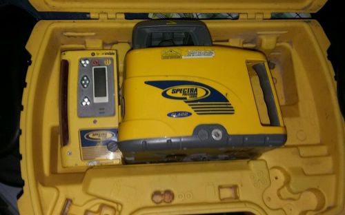 Trimble Spectra GL422 precision self leveling laser &amp; cr600 remote