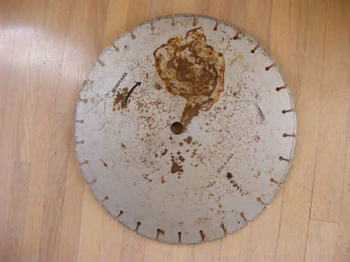 Noritake Wet Asphalt 20&#034; .125 Diamond Cutting Blade