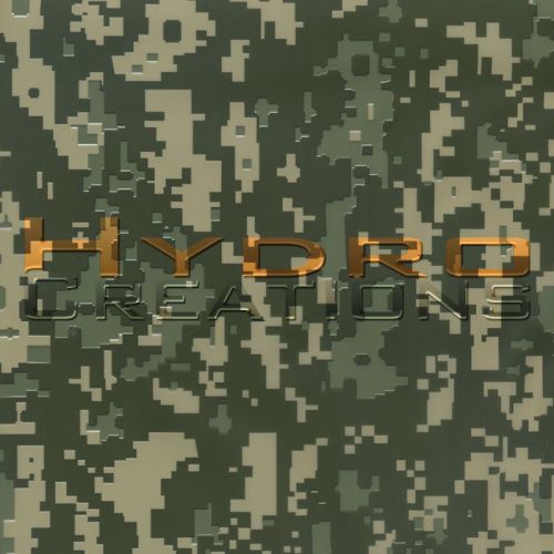 10 Sq Mtrs - HYDROGRAPHIC FILM HYDRO DIPPING WATER TRANSFER FILM DIGI CAMO GREEN