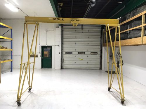 Gantry Crane A Frame - Budgit - 2 TON 4000lbs 4k W/CASTERS