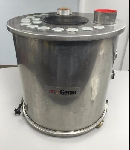 ITW GEMA 100 LB STAINLESS STEEL HOPPER W/ LEVEL PROBE WELLS