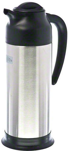 NEW Update International (SV-100) 33 Oz Black and Stainless Cream Server