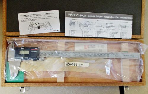 NEW Mitutoyo DIGIMATIC 12&#034; CALIPER 500-353  CD-12&#039;&#039;P 0-12 Inches