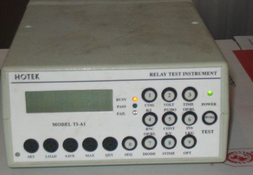 HOTEK RELAY TEST INSTRUMENT-MODEL T1-A1