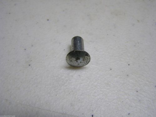 100 Pcs Oval Head Semi-Tubular Rivets 1/4&#034; Diameter X 1/2 Inch Length 0601