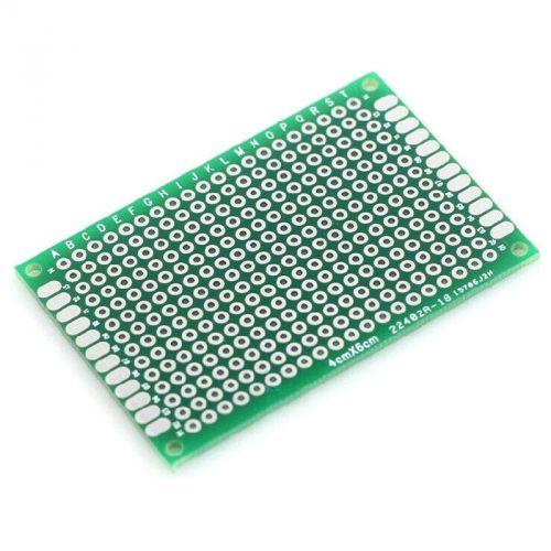 5PCS Double Side Prototype PCB Tinned Universal Breadboard 4x6 cm 40mmx60mm