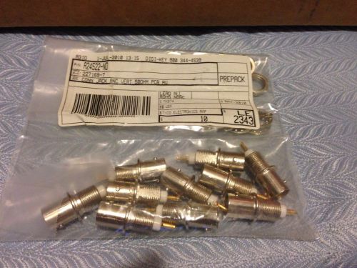 TE Connectivity 227169-7 CONN SHV JACK STR SOLDER (10-pack)