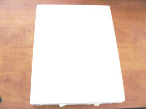 Report Cover, Square Corner, White, 11.25&#034; x 8.75&#034;, 100ct