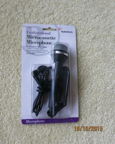 RS RADIO SHACK MICROPHONE 33-3019 450-Ohm Uni-Directional DYNAMIC Microcassette