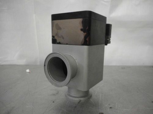 Varian high vacuum kf40 pneumatic right angle valve l6281-303 for sale