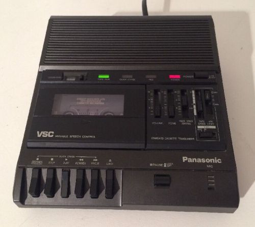 CLEAN &amp; TESTED Panasonic RR-830 VSC Cassette Transcriber Dictation Machine