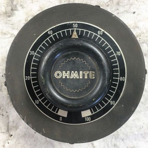 OHMITE- POTENTIOMETER RHEOSTAT 30638 200OHMS 1.22AMPS