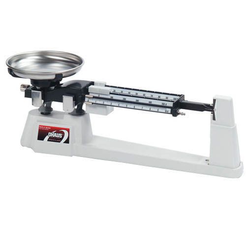 Ohaus 710-00 Triple Beam Mechanical Balance, Cap. 610g, Read. 0.1g, Plat. 152mm