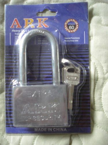 BRAND NEW ARK TOP SECURITY HEAVY-DUTY PADLOCK (3 KEYS)