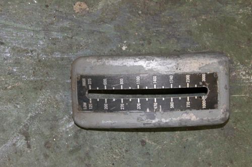 HARDINGE HLV  SPEED INDICATOR PLATE/DIAL