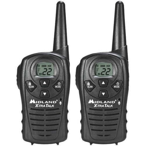 Midland LXT118 GMRS Radio Pair Pack 18-Mile Radius