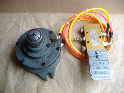 Heinrich 1ac, 5c air collet fixture w/ foot pedal for sale