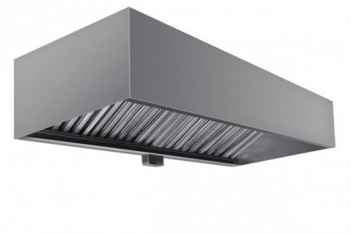 Box style commercial exhaust hood 7&#039; x 48&#034; for sale