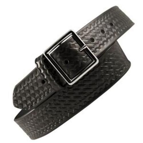 Boston Leather 6605 3 40 Black BW Value Line Nickel Garrison Belt 1.75&#034; 40&#034;