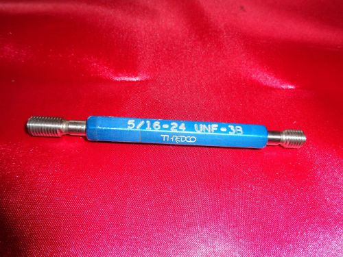 Thredco 5/16-24 unf 3b thread plug gage go no go for sale