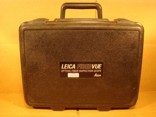 Leica Fibervue Fiberoptics Microscope Optical Fiberscope-4 OJB,s &amp; 3 LENSES-MORE