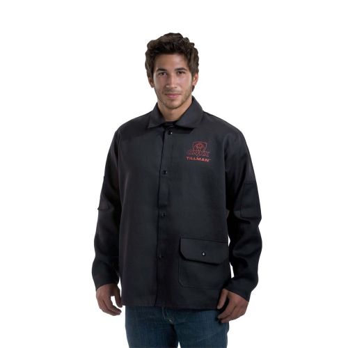 Tillman 9060 Black Onyx Light Duty Flame Retardant Cotton Jacket - 3XL