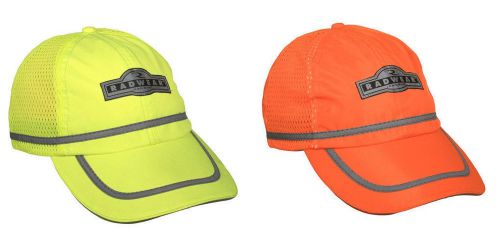 Radians Hi-Viz Safety Baseball Cap Ball Hat Vented Mesh Panels Construction BC-G