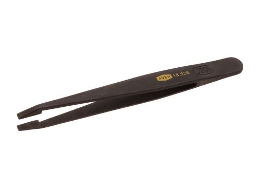 Aven 18526 Pattern 35 Straight Flat Tweezer Plastic 4-1/2&#034; Length