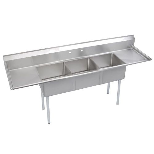 Elkay Foodservice New Best Se-Series Sink SE3C24X24-2-24X