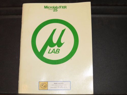 MICROLAB/FXR CATALOG MICROWAVE PRODUCTS 1974 CATALOG  (#116)