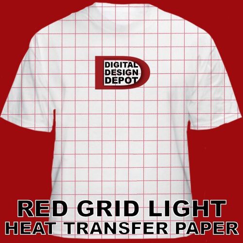 100PK LIGHT HEAT TRANSFER PAPER FOR INKJET PRINTING *RG* :)