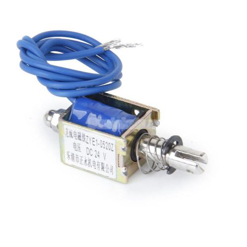 24v dc push-pull type open frame solenoid electromagnet 0.2n holding zye1-0520z for sale