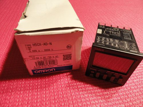 Omron Digital Timer, 12-24vdc/24vac, H5CX-AD-N