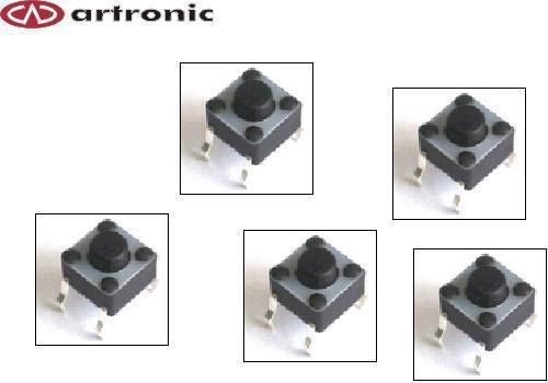 ART-US New TactSwitch (6x6mm) H=5,0mm (3,5+1,5) Qty=20pcs [MS-5,0mm (3,5+1,5mm)