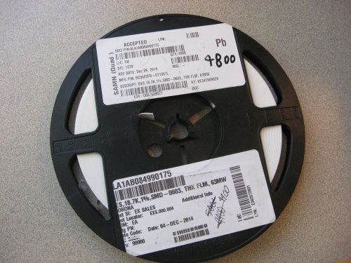 Reel of PCB Components MFG No: RC0603FR-0718K7L Qty on Reel: 4800